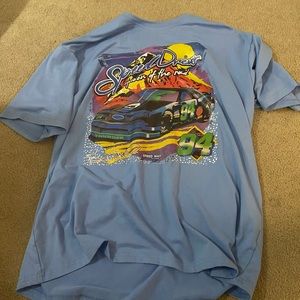 Blue small oversized Shein t shirt